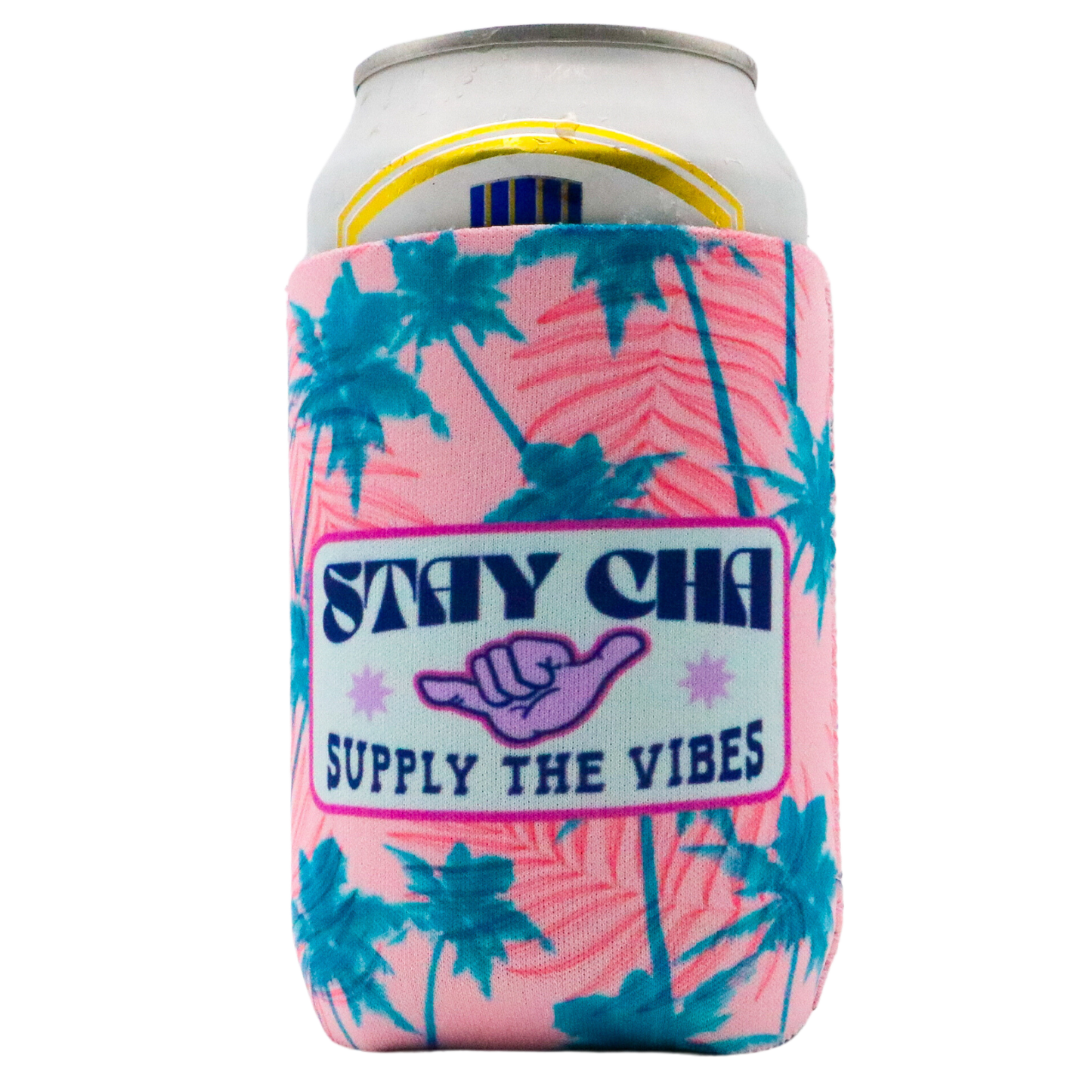 Supply The Vibes Pink Koozies