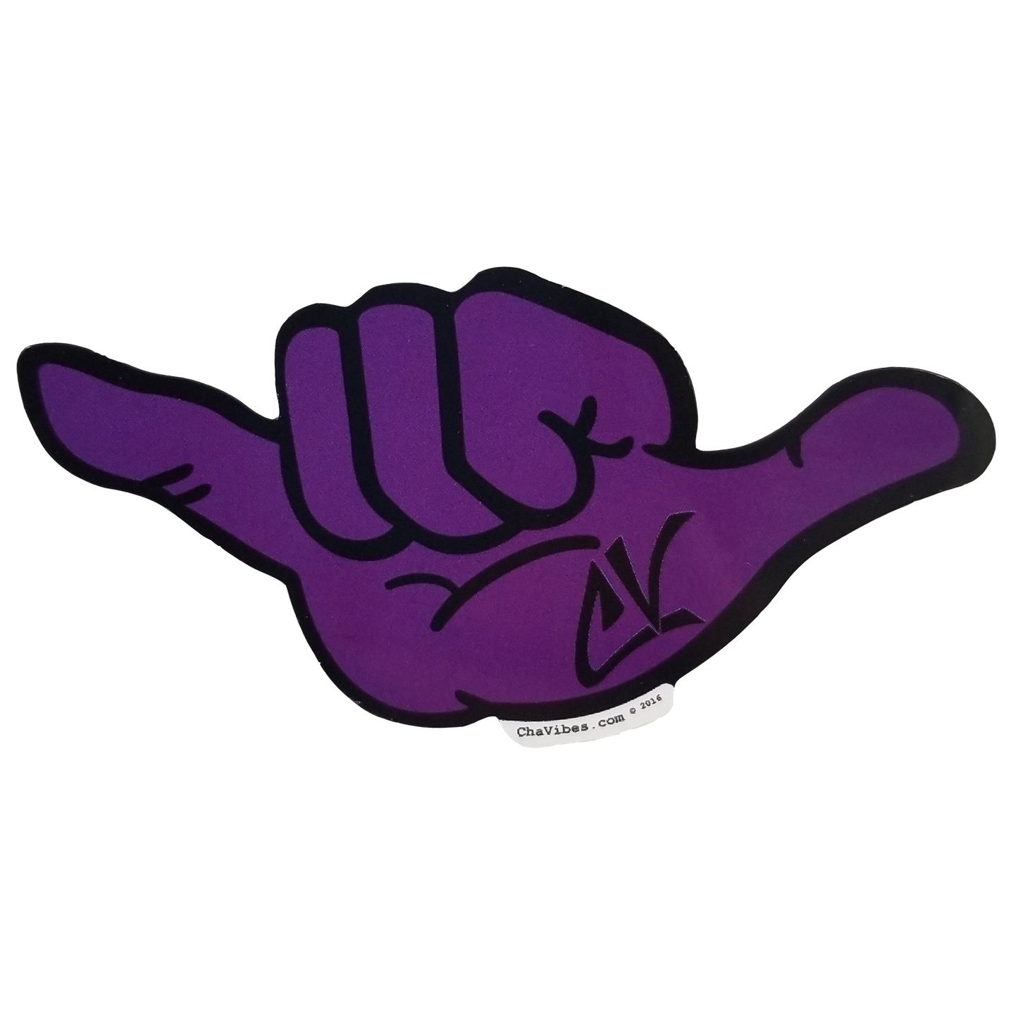 Purple Flat Sticker