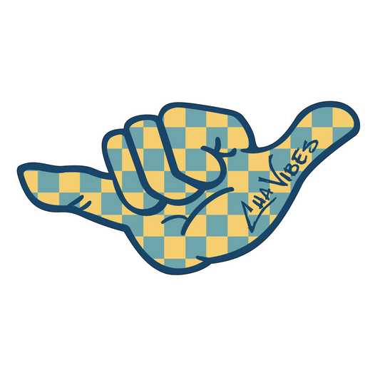 Checker Cha 3D Sticker