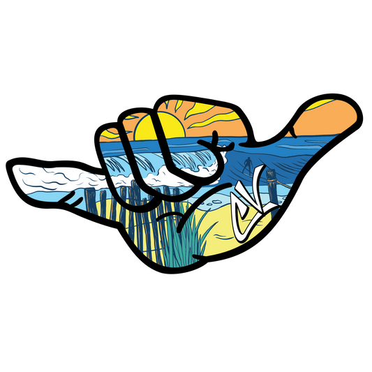 East Coast Break 3D Sticker