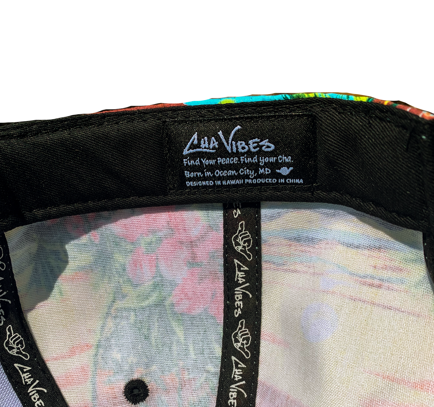 Floral Palm Tree Vibes Cap