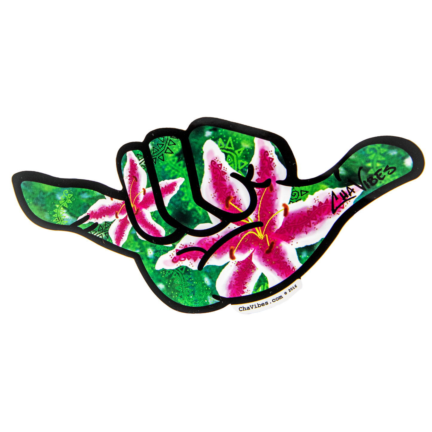 Star Flower Flat Sticker