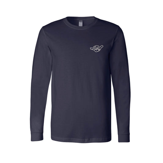 Yin Yang Flow Navy Long Sleeve