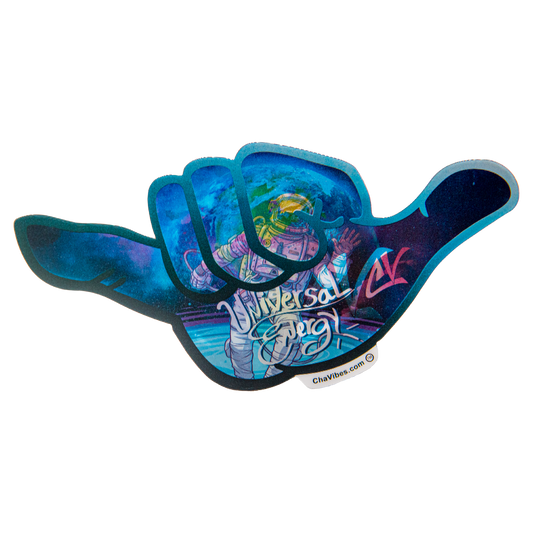 Universal Globe 3D Sticker