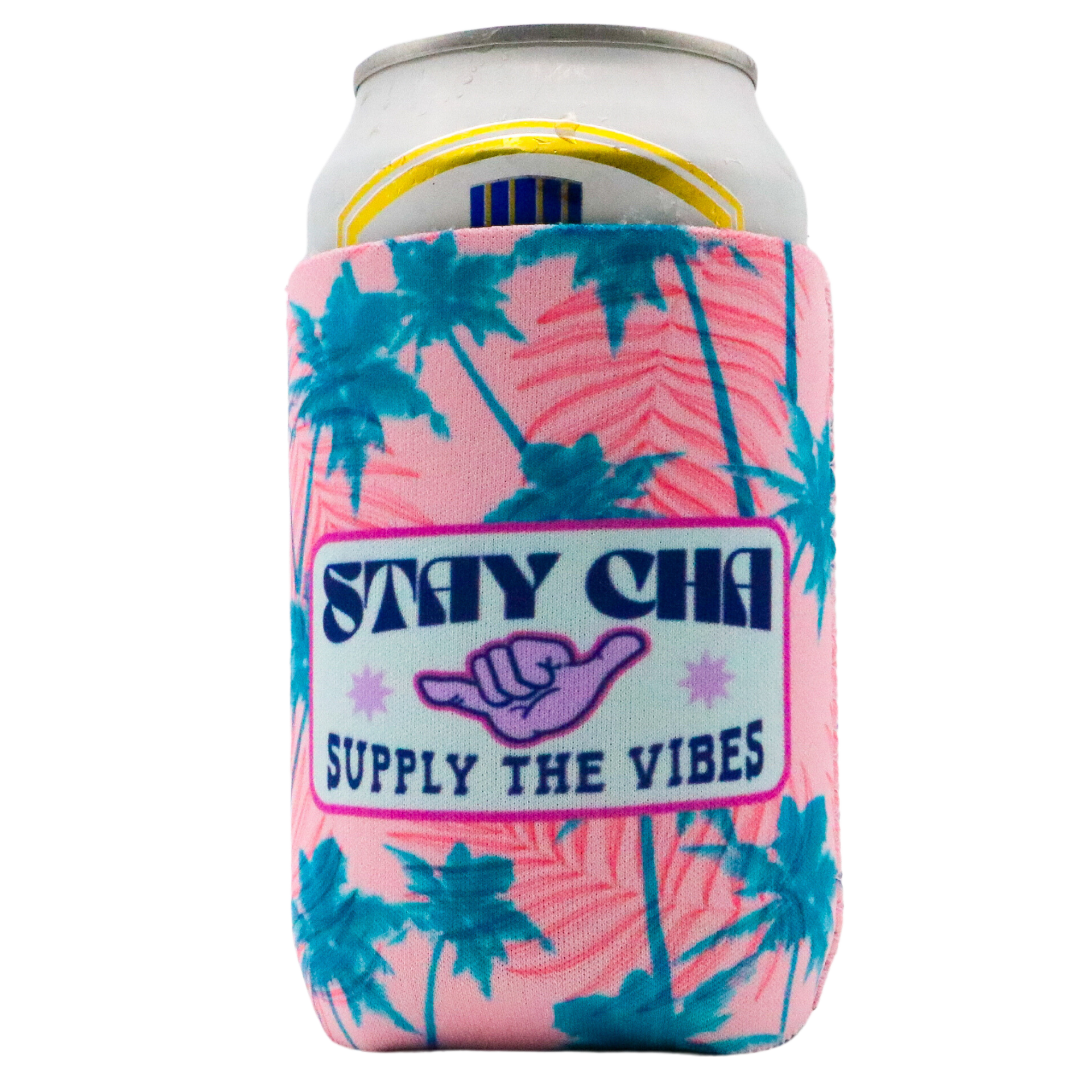 Supply The Vibes Pink Koozies – Cha Vibes