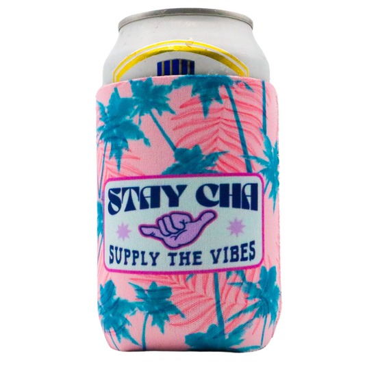 Supply The Vibes Pink Koozies