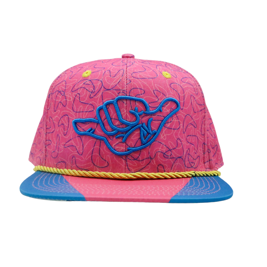 Pink Retro OG Shaka Snapback