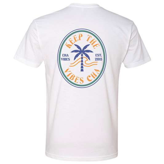 Keep The Vibes Cha White T-shirt