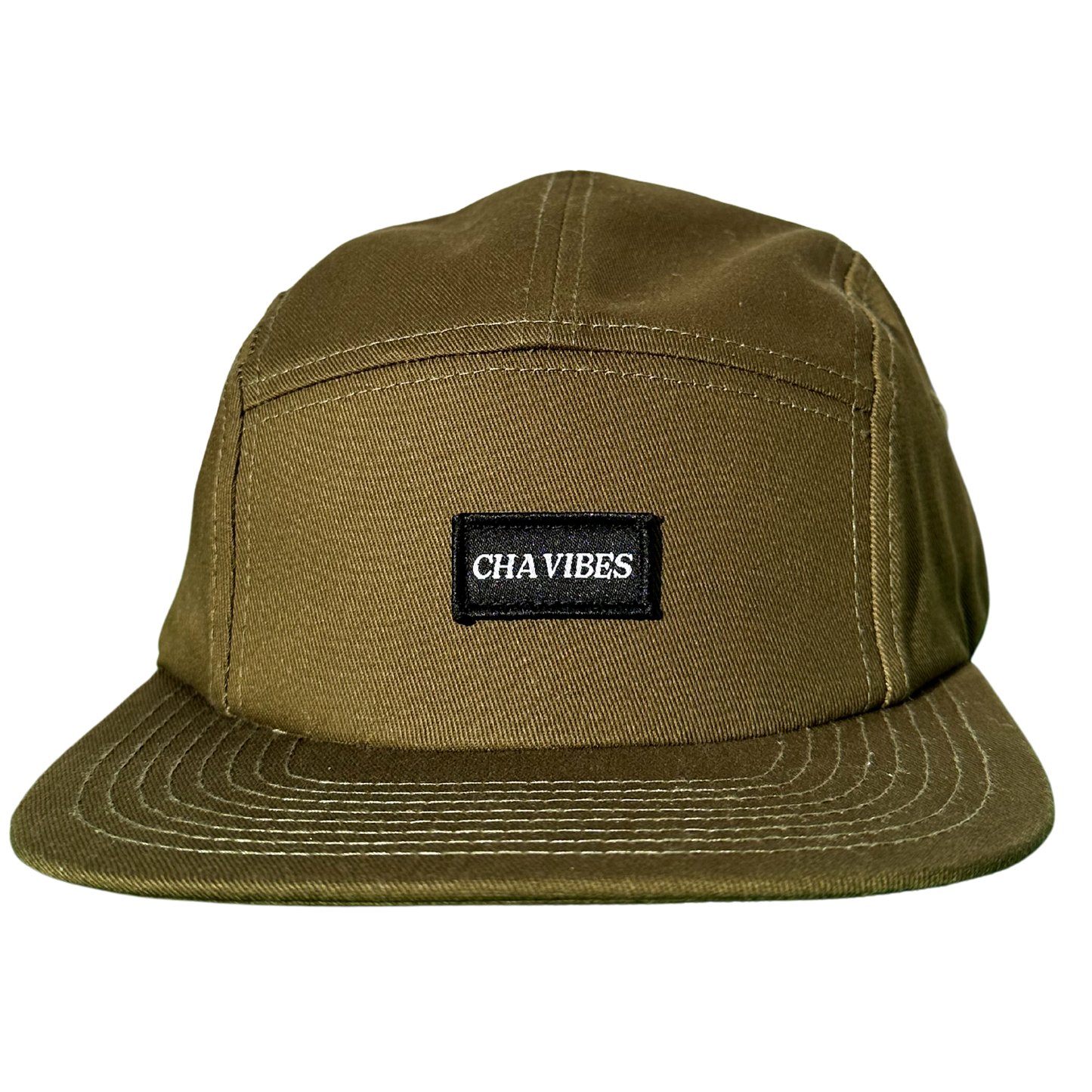 Cha Vibes 5 Panel Army Cap