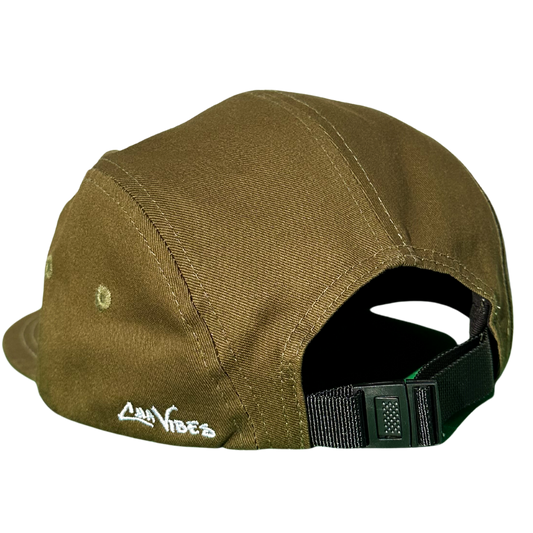 Cha Vibes 5 Panel Army Cap