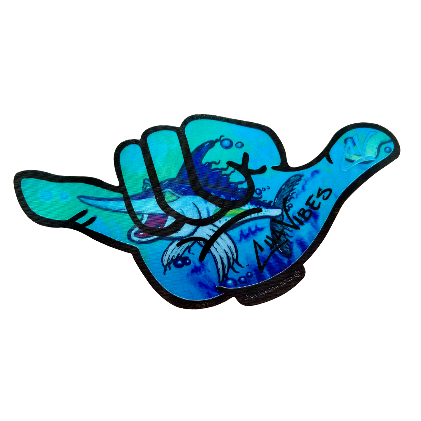 Blue Marlin 3D Sticker