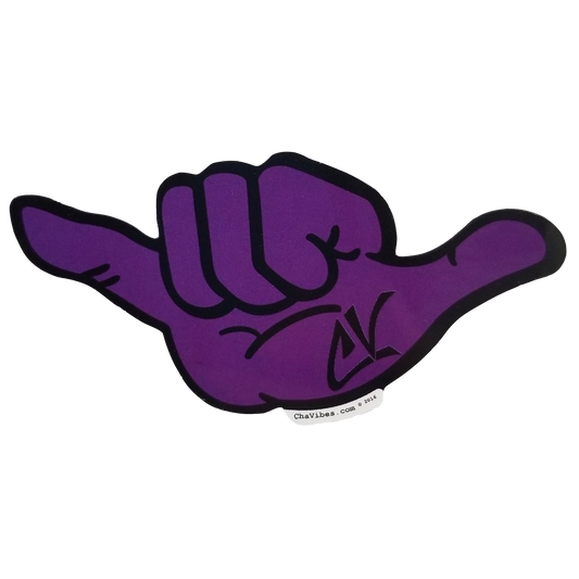 Purple Flat Sticker