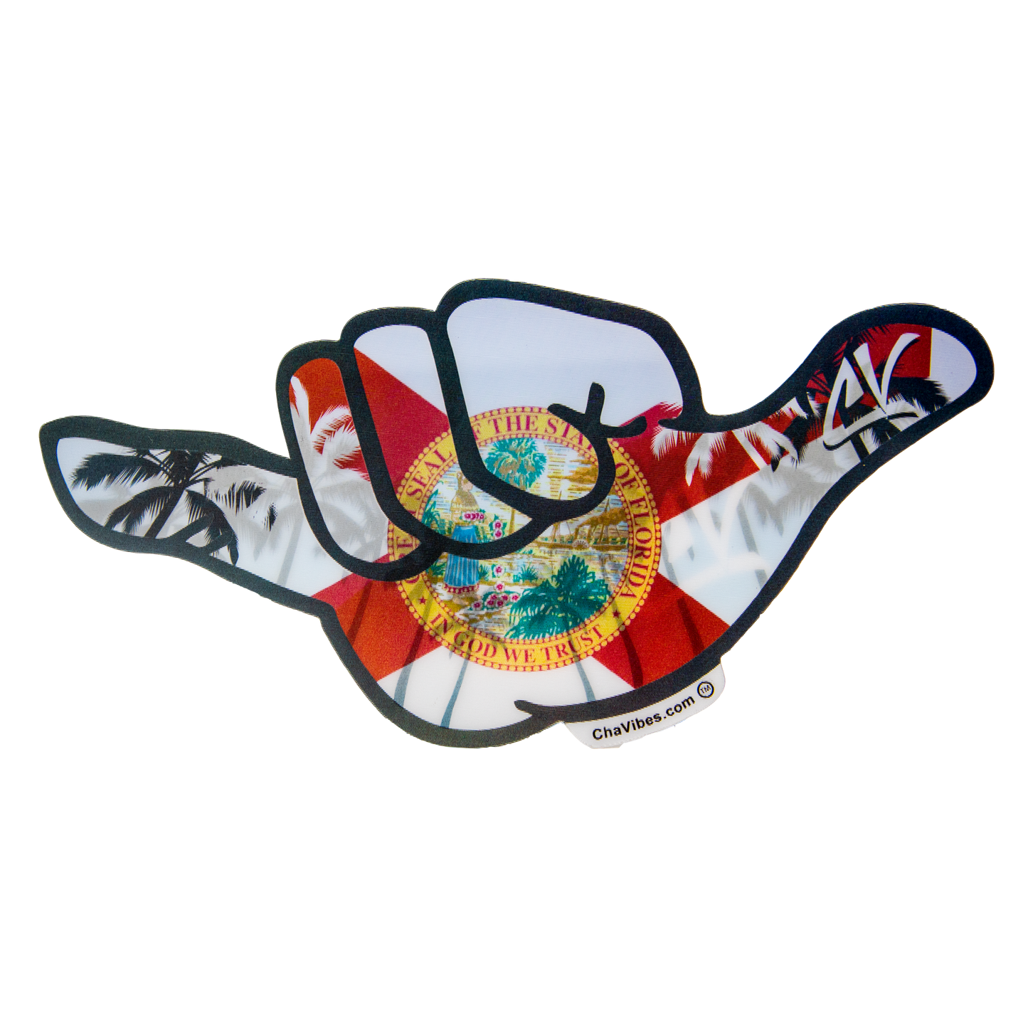 Florida Flag 3D Sticker