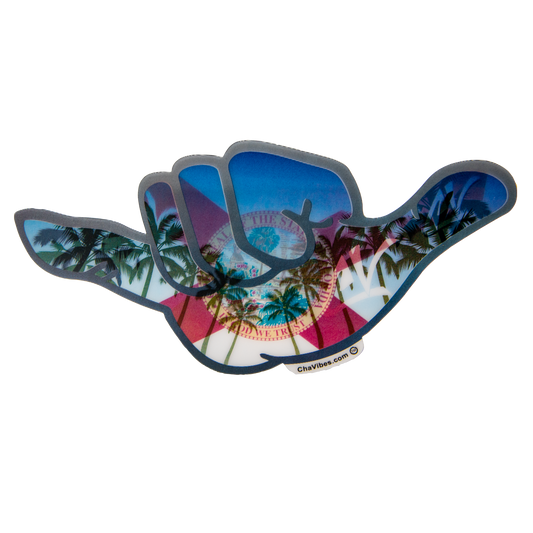 Florida Flag 3D Sticker