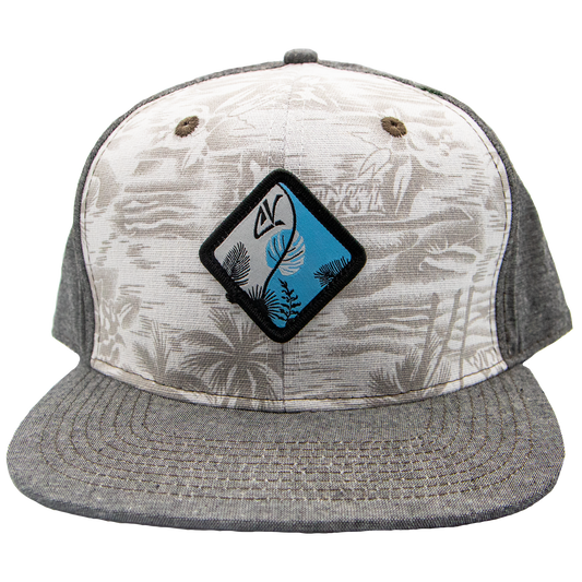 White Palm Tree Cap