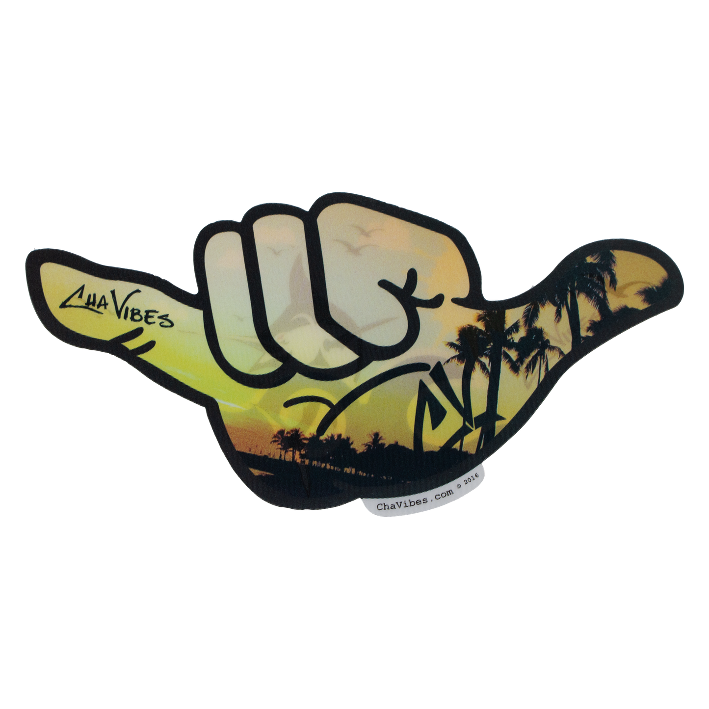 Sunset OC 3D Sticker