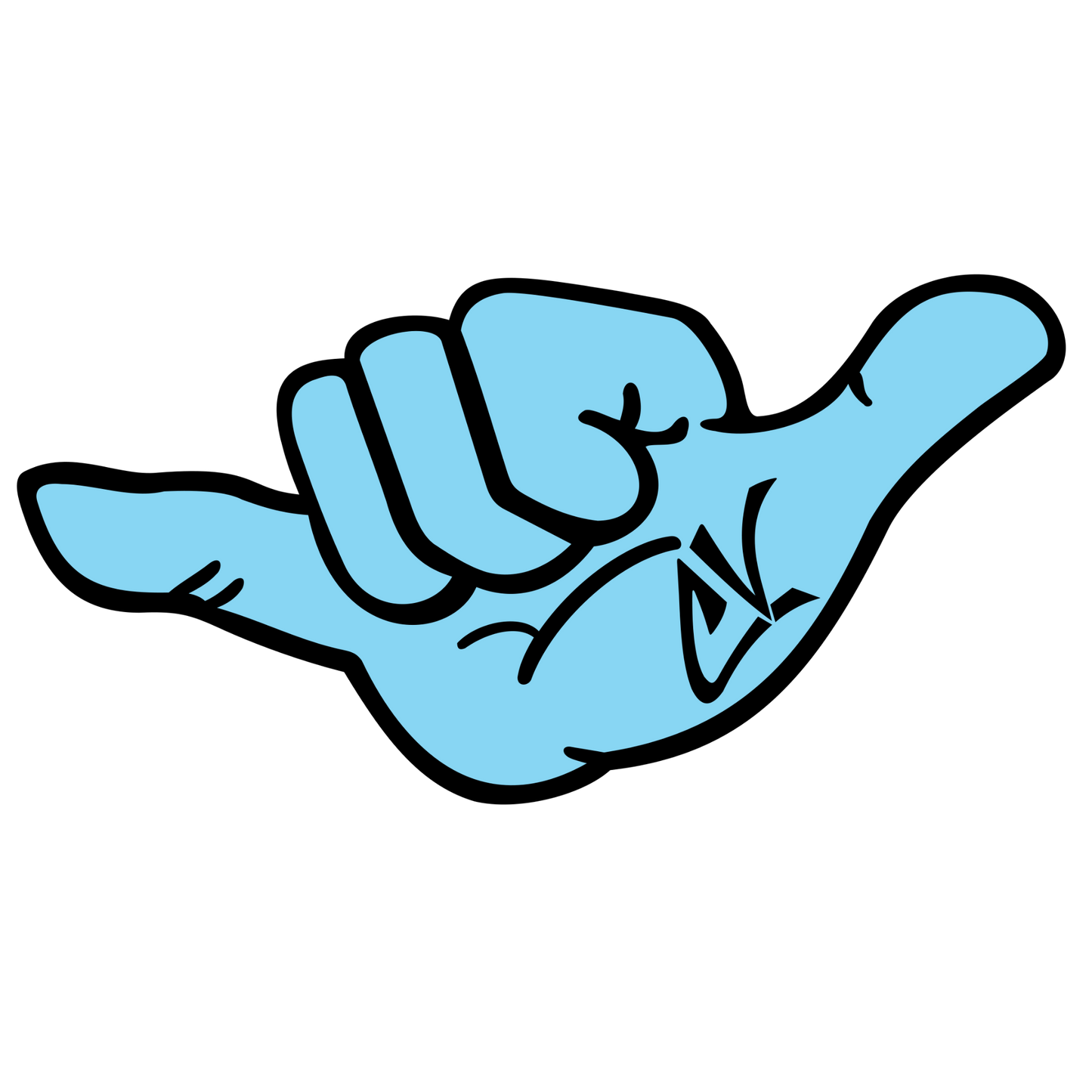 East Coast Break 3D Sticker