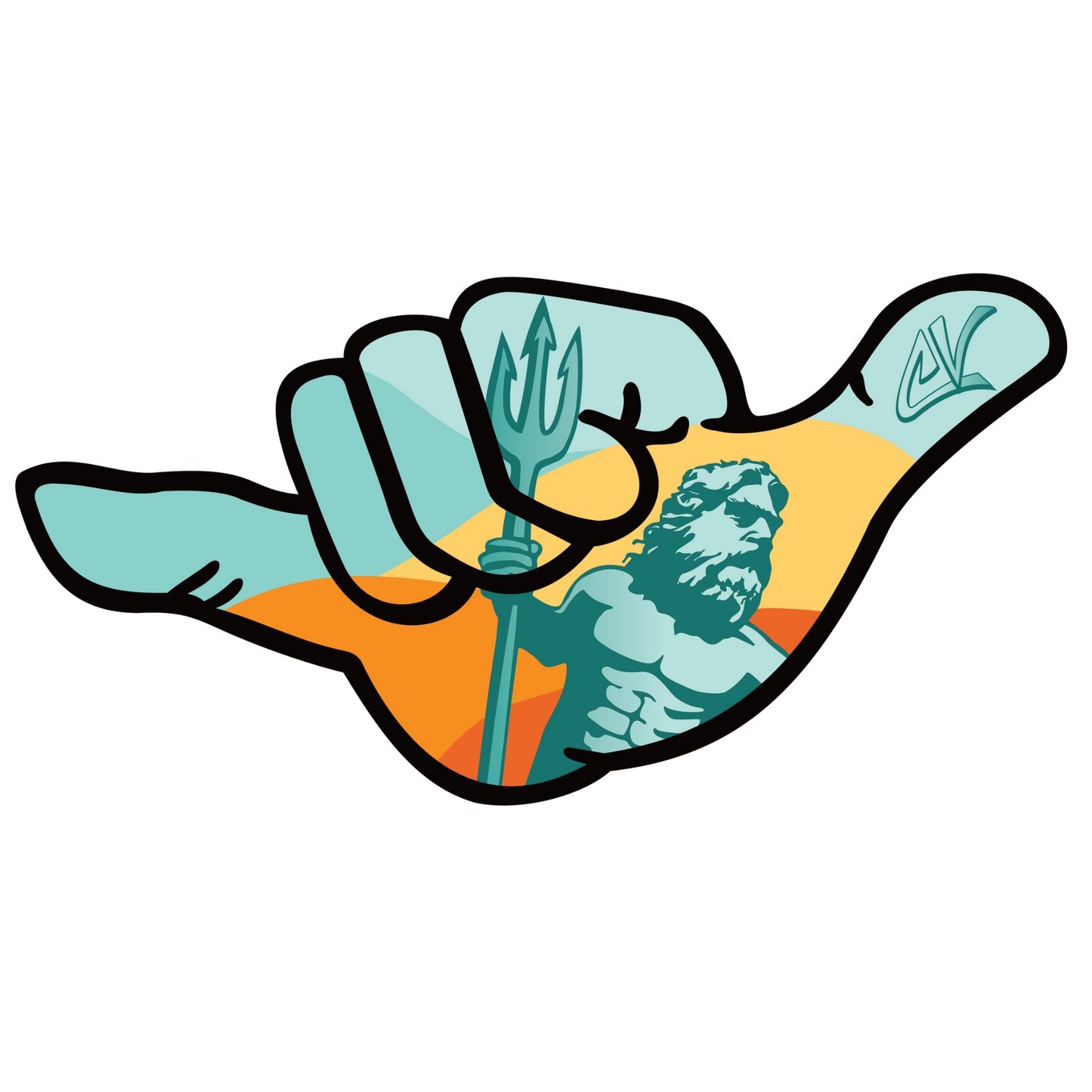 Virginia Beach 3D Sticker