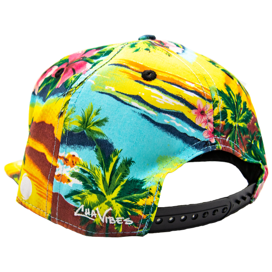 Floral Palm Tree Vibes Cap