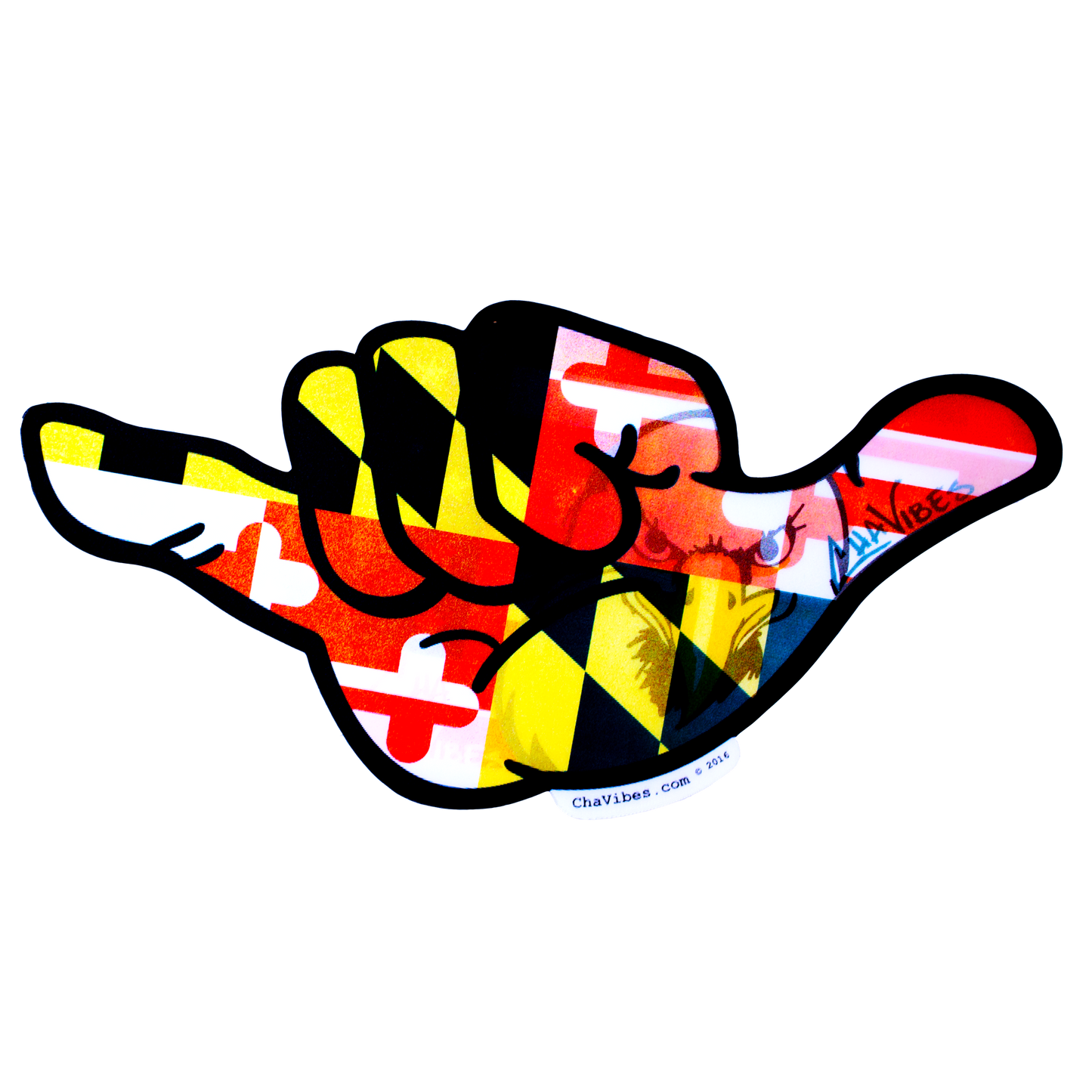 Maryland USA 3D Sticker