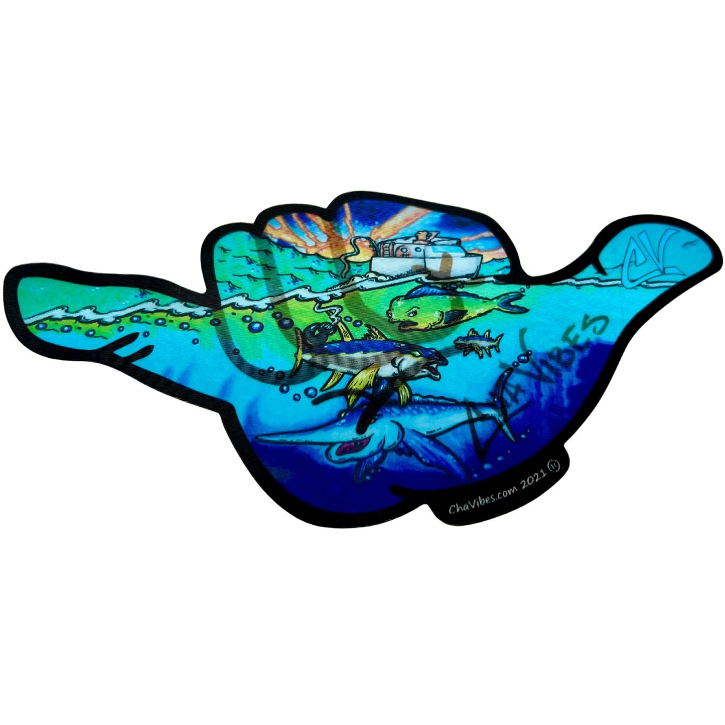 Chasin Tail 3D Sticker