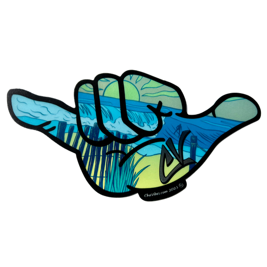 East Coast Break 3D Sticker