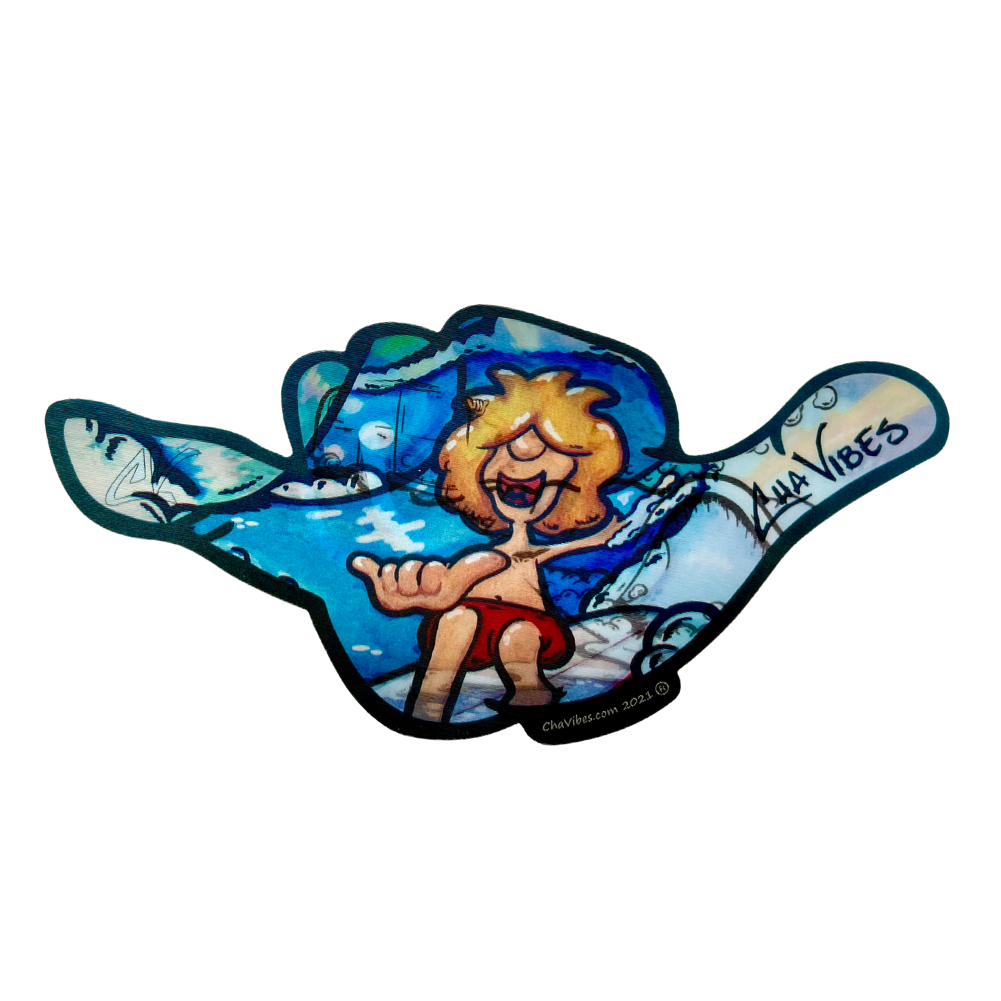 Fast Barrels 3D Sticker