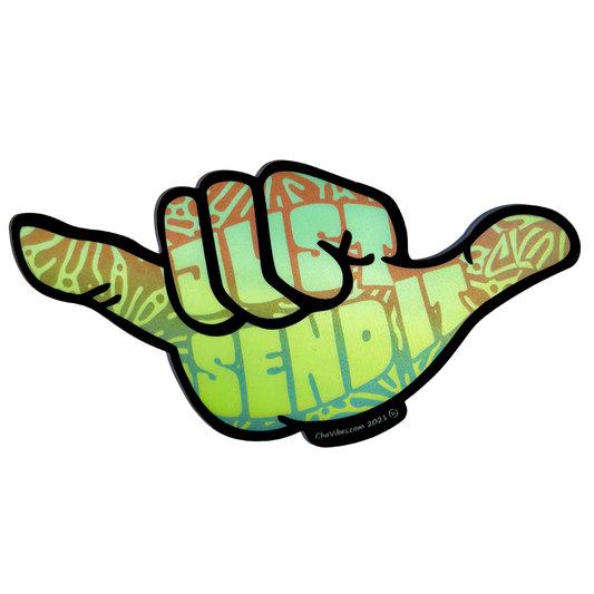 Just Send It Tribal 3D Sticker