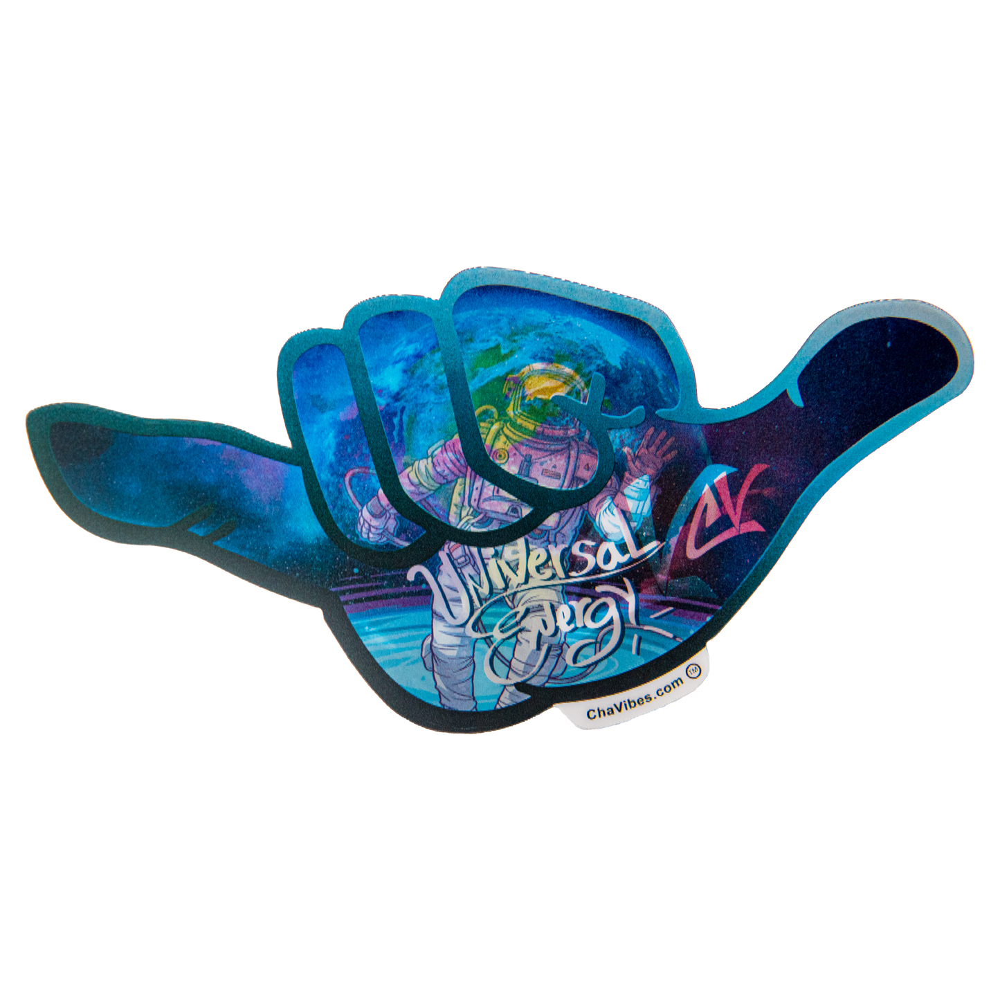 Universal Globe 3D Sticker