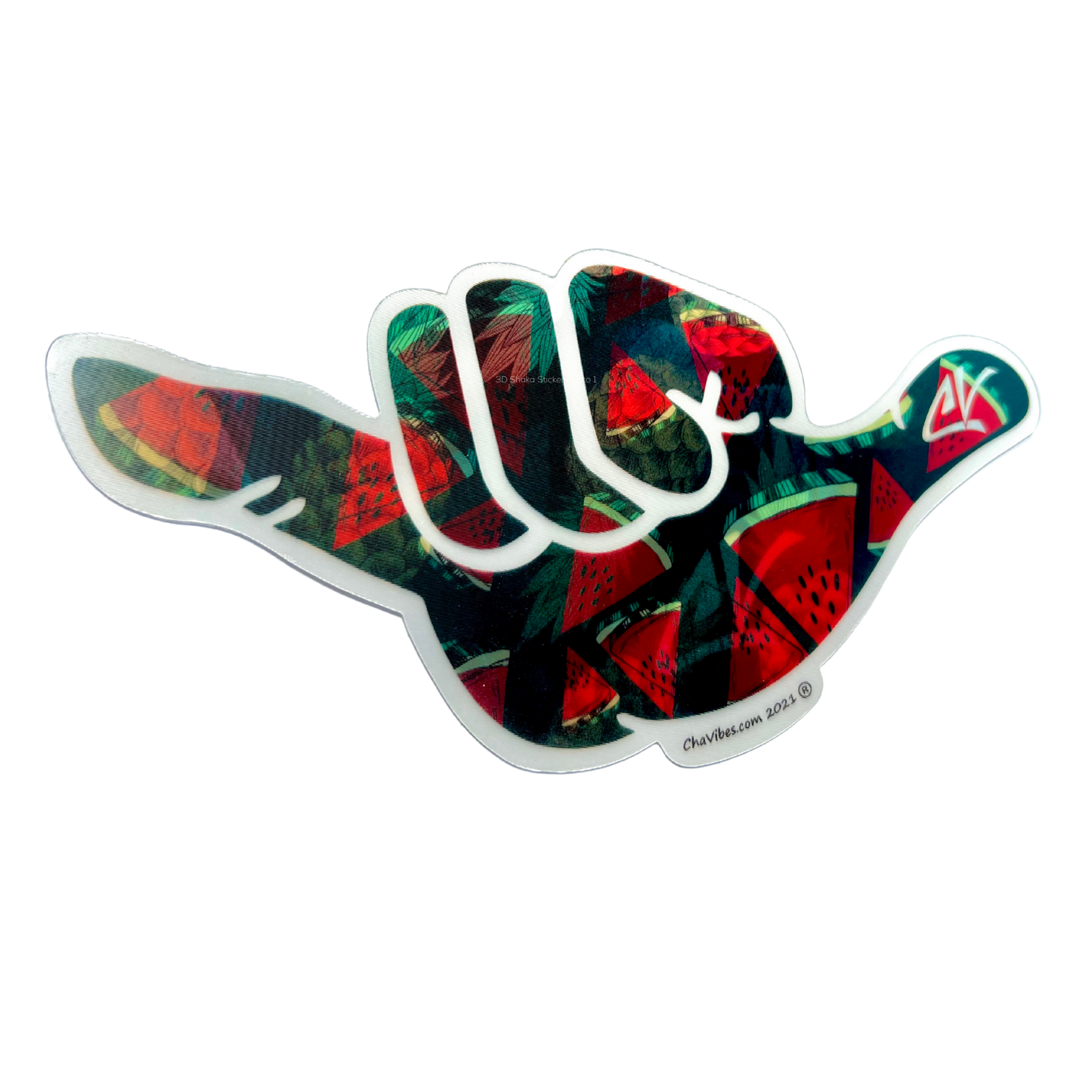 Watermelon Pineapples 3D Sticker